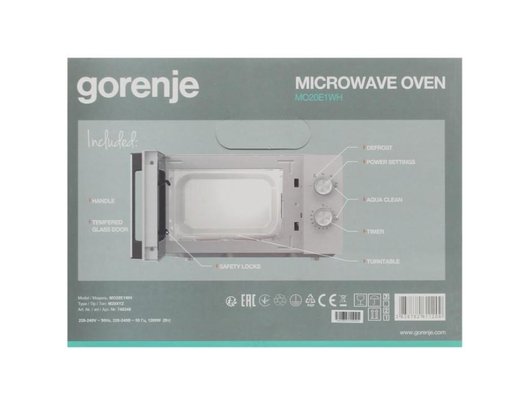 Микроволновая печь GORENJE MO20E1WH